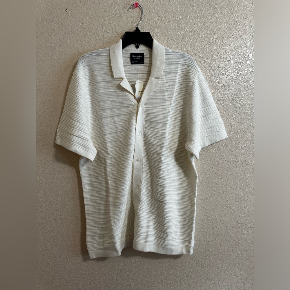 Abercrombie button down sweater polo